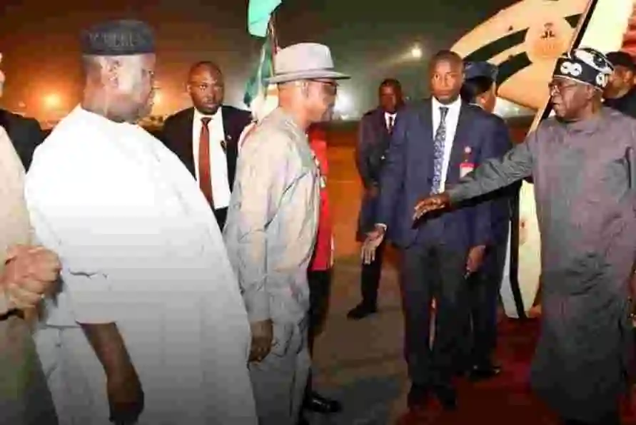 President Bola Tinubu Returns To Abuja After A 2-week Private Visit To France