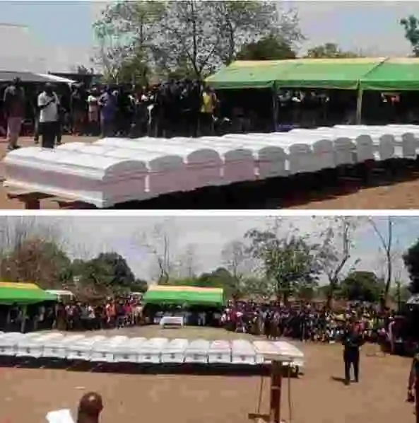 Seventeen Victims Of Herdsmen Attacks Get Mass Burial In Benue (Photos)