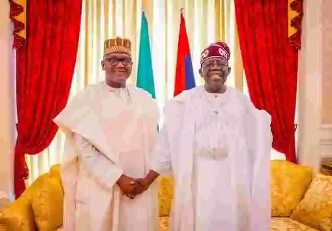 Dangote, Otedola, Visit President Tinubu In Lagos (Photos)
