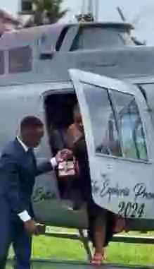Viral Video Of Students Arriving For Prom In Helicopter And Luxurious Cars