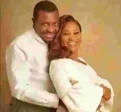 It's Not April Fool - Ali Baba Says As He Dedicates His Triplets in Church With His Wife (Photo)