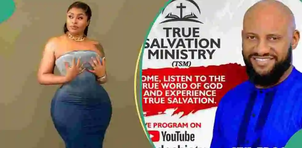 Adulterous Pastor – Sarah Martins Slams Yul Edochie As He Opens His Church