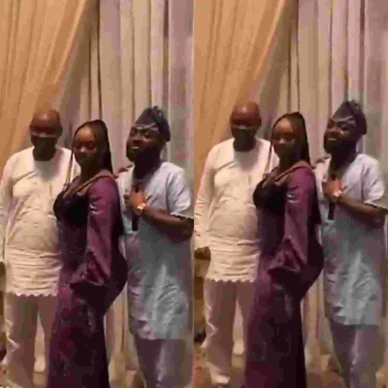 Chioma Spotted At The Inauguration of Davido's Uncle As Osun State Governor (Video)