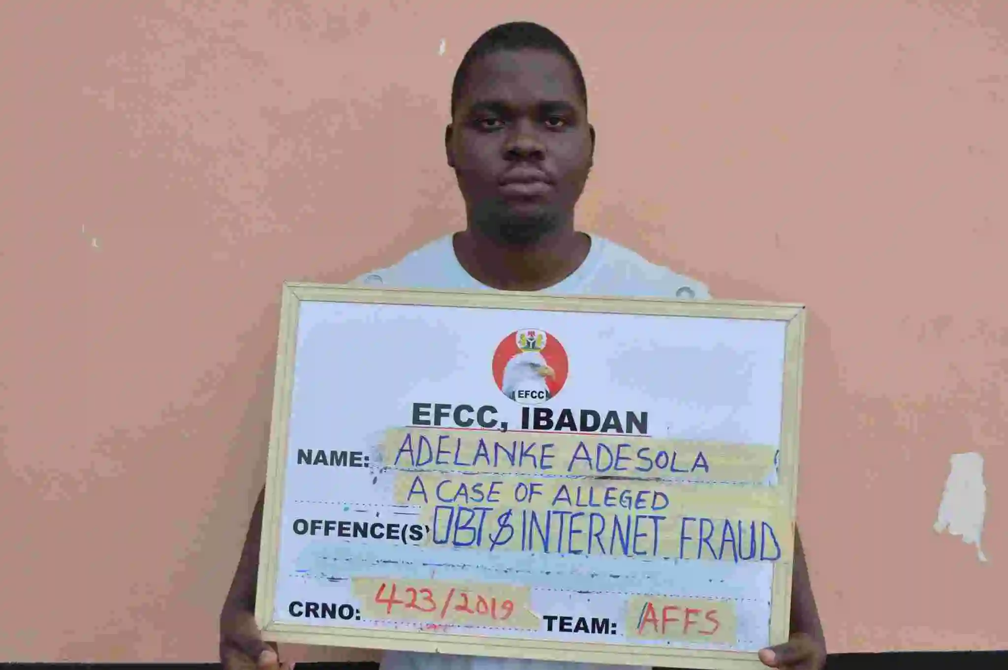 Photo Of Sales Rep Who Was Nabbed For Internet Fraud In Ekiti