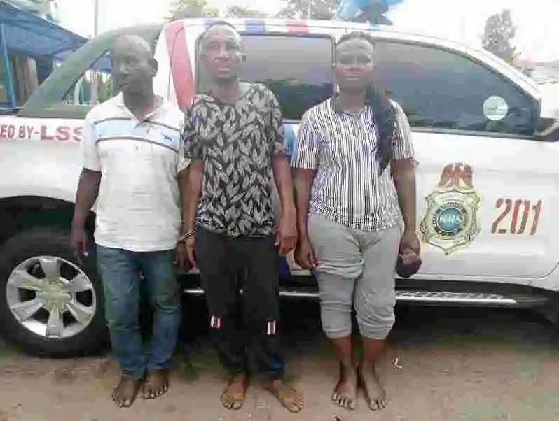 Three Fraudsters Arrested While Holding Female Victim Hostage In Idumota