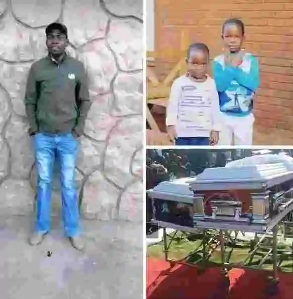 Two Children Hacked To Death By Their Father Buried In South Africa (Photos)