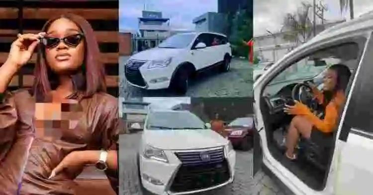 CeeC Cruises In Her Brand New Innoson SUV Car (Video)