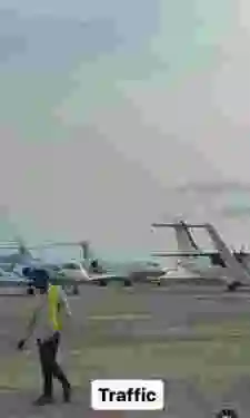 Presidential Inauguration: Video Showing Private Jets Of Dignitaries At Abuja Airport