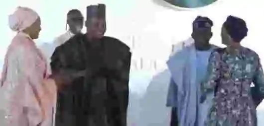 Video Of President Tinubu And Wife Dancing With Vice President Kashim Shettima And Wife At The Presidential Inaugural Ball