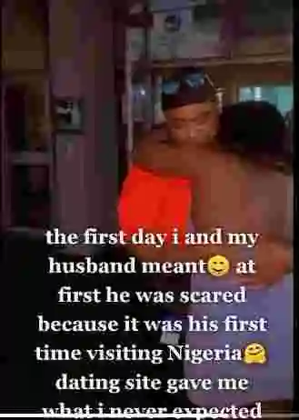 Lady Celebrates After Meeting Her Husband Online