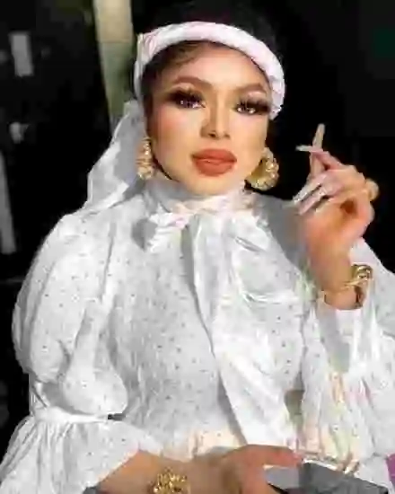 Skin like Milk in the mud! Uproar as lady leaks photos of Bobrisky without makeup