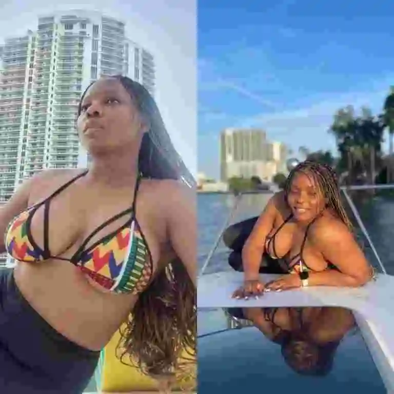 Yemi Alade Flaunts Her Bikini Body As She Holidays Miami