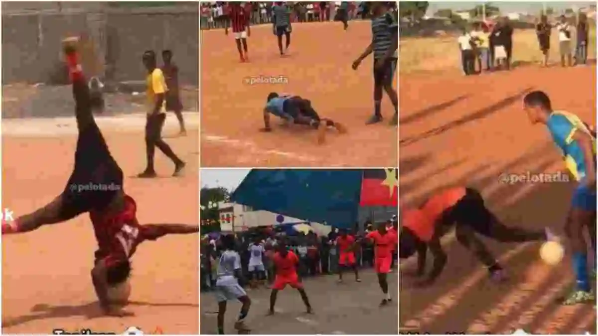 Unseen Football Talents: African Players Show Off Unique Skills in Unbelievable Video