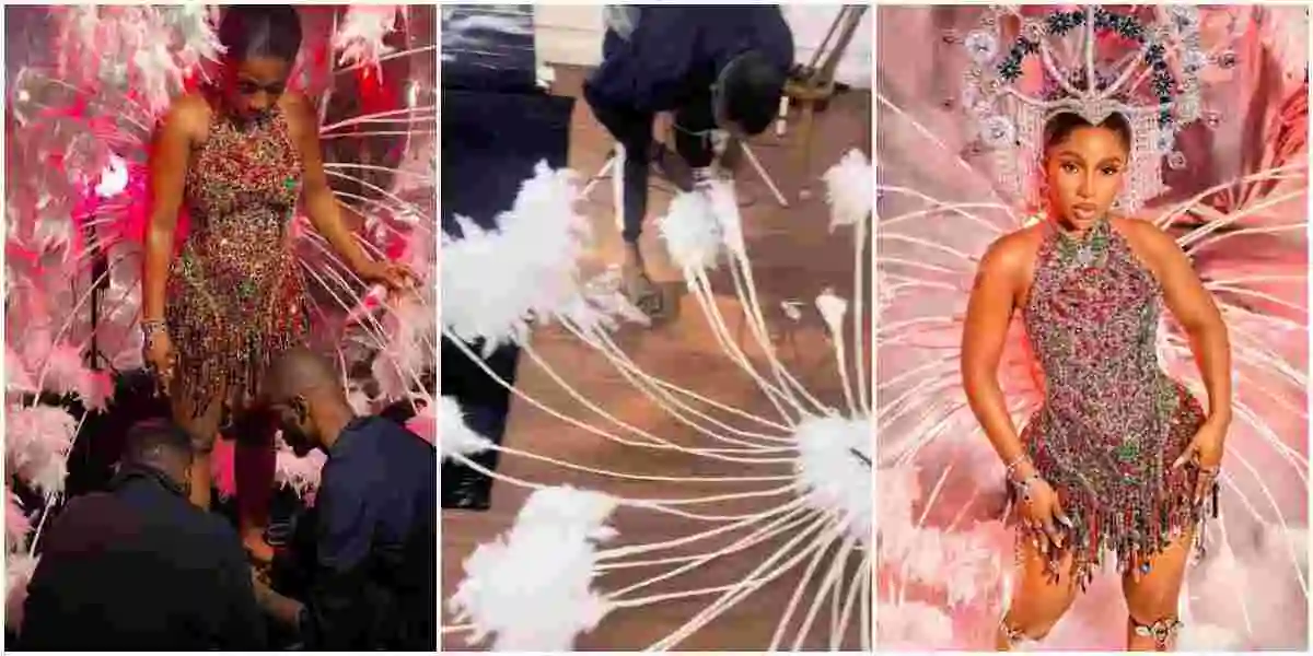 BBNaija All Stars: The Making of Mercy Eke’s Magnificent Premiere Outfit, Video Causes Stir