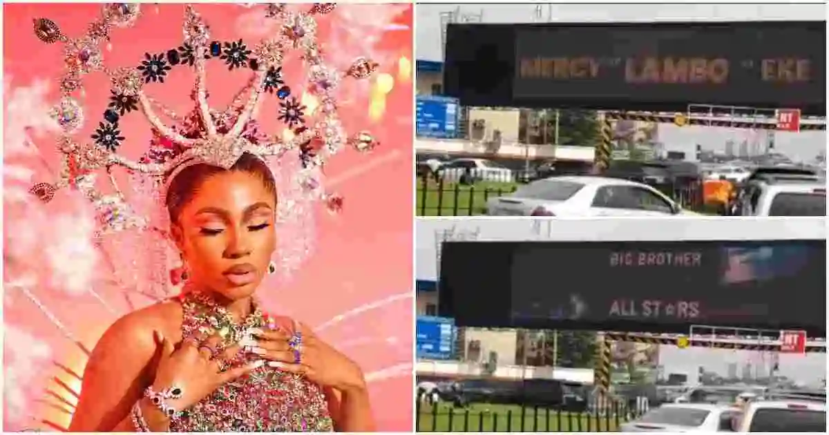 BBNaija Housemate Mercy Eke’s Fans Reportedly Celebrate Her on Billboard