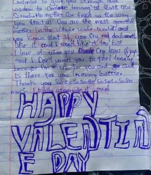 Ever Since Dad Died, It Hasn’t Been Easy For You So I’m Representing Him — Son Pens Valentine's Note To Mother