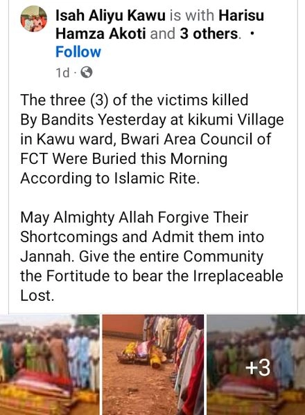 The victims were buried according to Islamic rites on Monday morning. April 8, 2024.