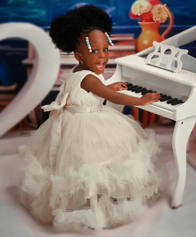 My Beautiful Princess - BBNaija’s Bambam and Teddy A Celebrate Second Daughter on Her 2nd Birthday