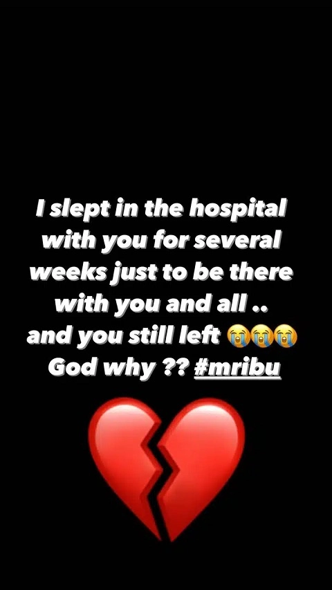 I Slept in the Hospital With You For Several Weeks and You Still Left – Rudeboy Mourns Mr Ibu