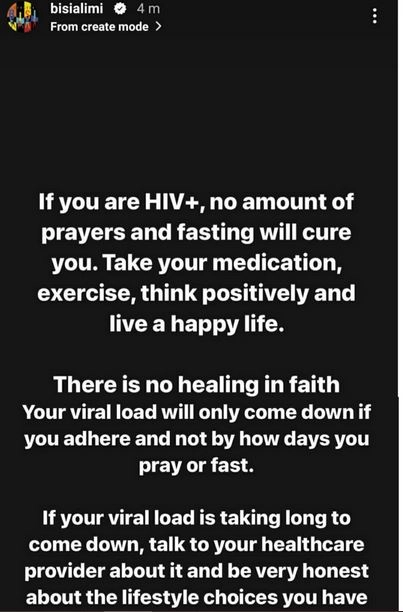 If You Are HIV+, No Amount Of Prayers And Fasting Will Cure You - LGBT Activist, Bisi Alimi Says