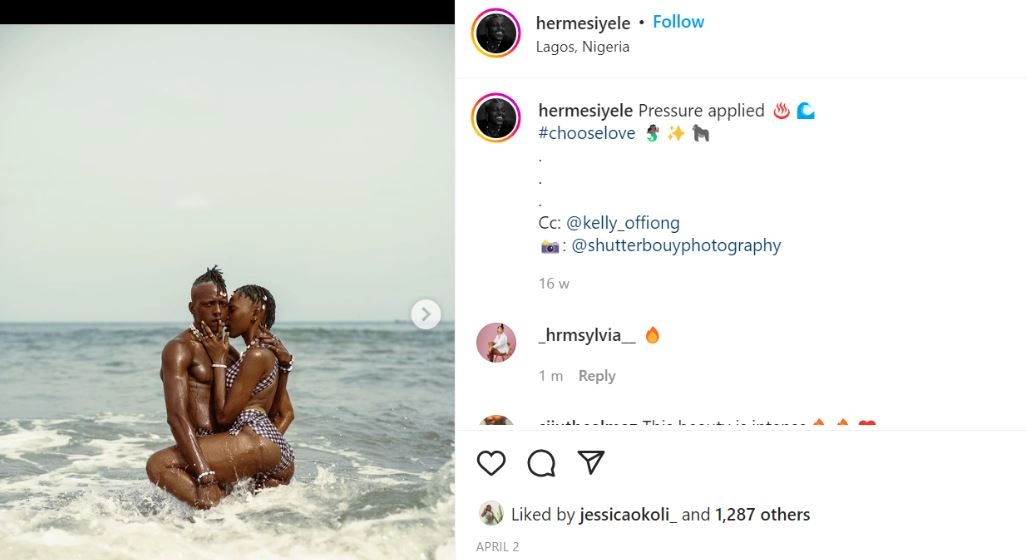 Photos Of The Women BBNaija Housemate, Hermes Is In A Relationship With