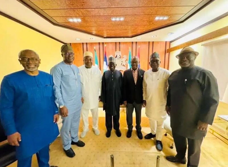 President Tinubu Meets Wike, Makinde, Other G5 Members (Photos)