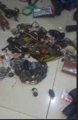 Police Raid Auxiliary’s Home, Recover Weapons, Ammunition (Photos)