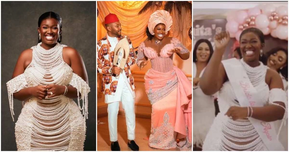 Fun Moments From Warri Pikin’s Bridal Shower, Exotic Male Dancer Causes ‘Wahala’ (Video)