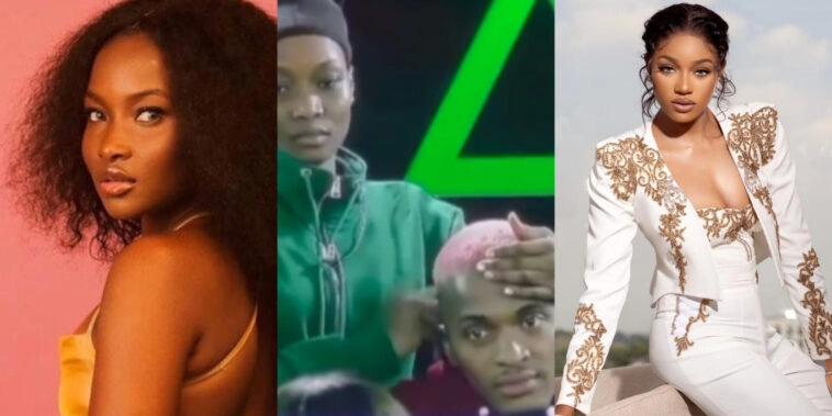 #BBNaija: Beauty Confronts Ilebaye for Combing Groovy Hair Without Her Consent (Video)