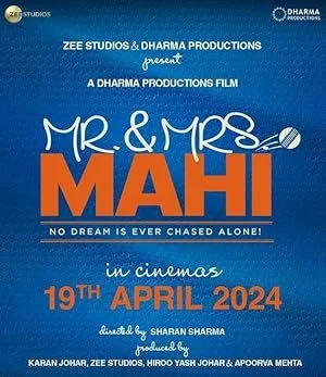 Mr. & Mrs. Mahi (2024) Hindi Netflix’s WEBRip